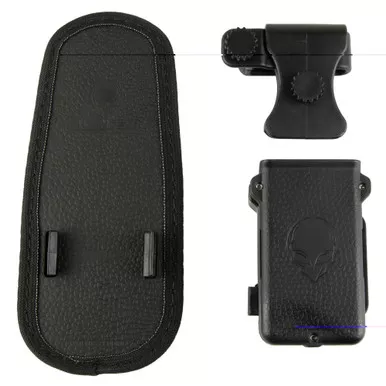 Alien Gear Holsters Single Mag Carrier | Black | Fits 9MM/40 Caliber Double Stack | CMCS-4-D