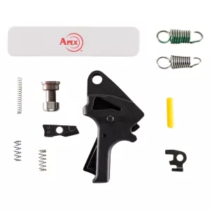 Apex Tactical Flat Faced Forward Set Polymer Trigger Kit for S&W M&P M2.0 Black