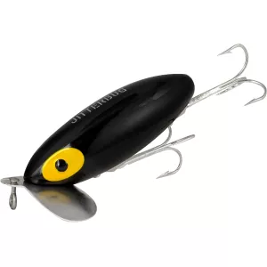 Arbogast Jitterbug 655 Clicker Topwater Black