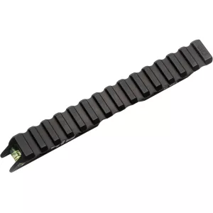 Area 419 Improved 1-Piece Picatinny 30 MOA Scope Base 11mm Dovetail Adapter Integrated Bubble Level CZ 455 Matte Black