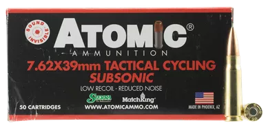 Atomic Ammunition 00 Rifle Subsonic 7.62x39mm 220gr