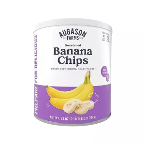 Augason Farms Banana Chips 2 lbs #10 Can