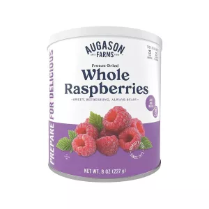 Augason Farms Freeze Dried Raspberries 8oz