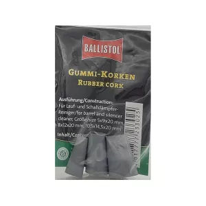 Ballistol Suppressor Cleaner Rubber Cork 3-Piece Set