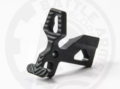 Battle Arms Development Enhanced Bolt Catch - Billet Steel Construction, Black