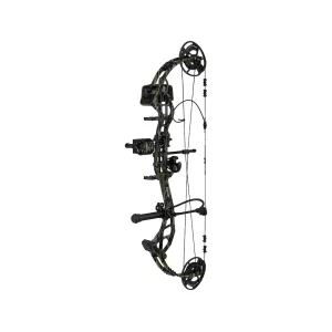Bear Archery Pristine Compound Bow Package Left Hand 50 lb Mossy Oak Original Bottomland
