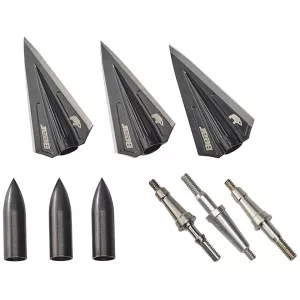 Bear Archery RazorHead VWS Single Bevel Fixed Blade Broadhead