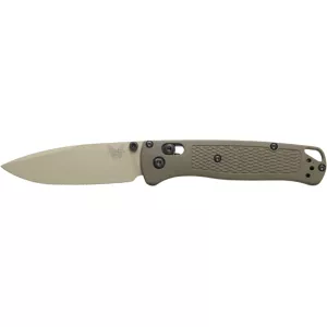 Benchmade Bugout Pocket Knife 3.24" Drop Point CPM S30V Gray Blade Grivory Handle Deep Olive