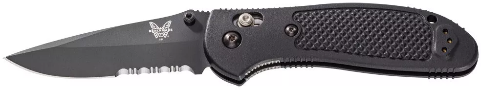 Benchmade Griptilian Knife w/Combo Edge Black Drop Point Blade (551SBK-S30V)