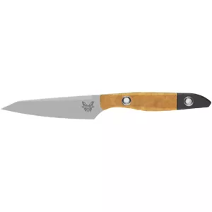 Benchmade Paring Knife Kitchen Knife 3.75" Paring CPM 154 Stonewashed Blade Richlite Handle Maple