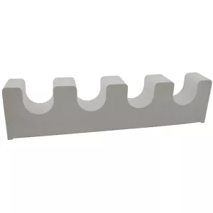 Benchmaster 4-Gun Barrel Rest Closed Cell High Density Foam Gray