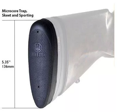 Beretta MicroCore SPORTING Rubber Recoil Pad E73022, .91" Thick