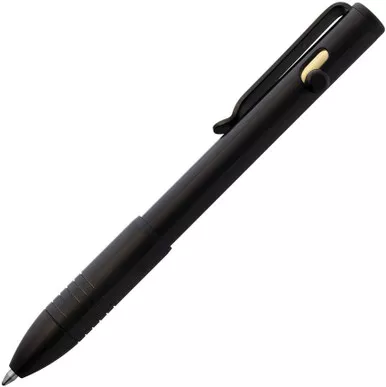 Big Idea Design Bolt Action Pen Ti - Black DLC Finish, Titanium Construction