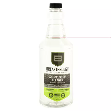 Breakthrough Clean Technologies Suppressor Cleaner | Solvent | 32oz Bottle | BTSC-32OZ