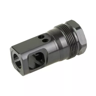 Breek Arms Echo Single-Port Plan B 9mm Muzzle Brake 1/2x28 - BRK4433