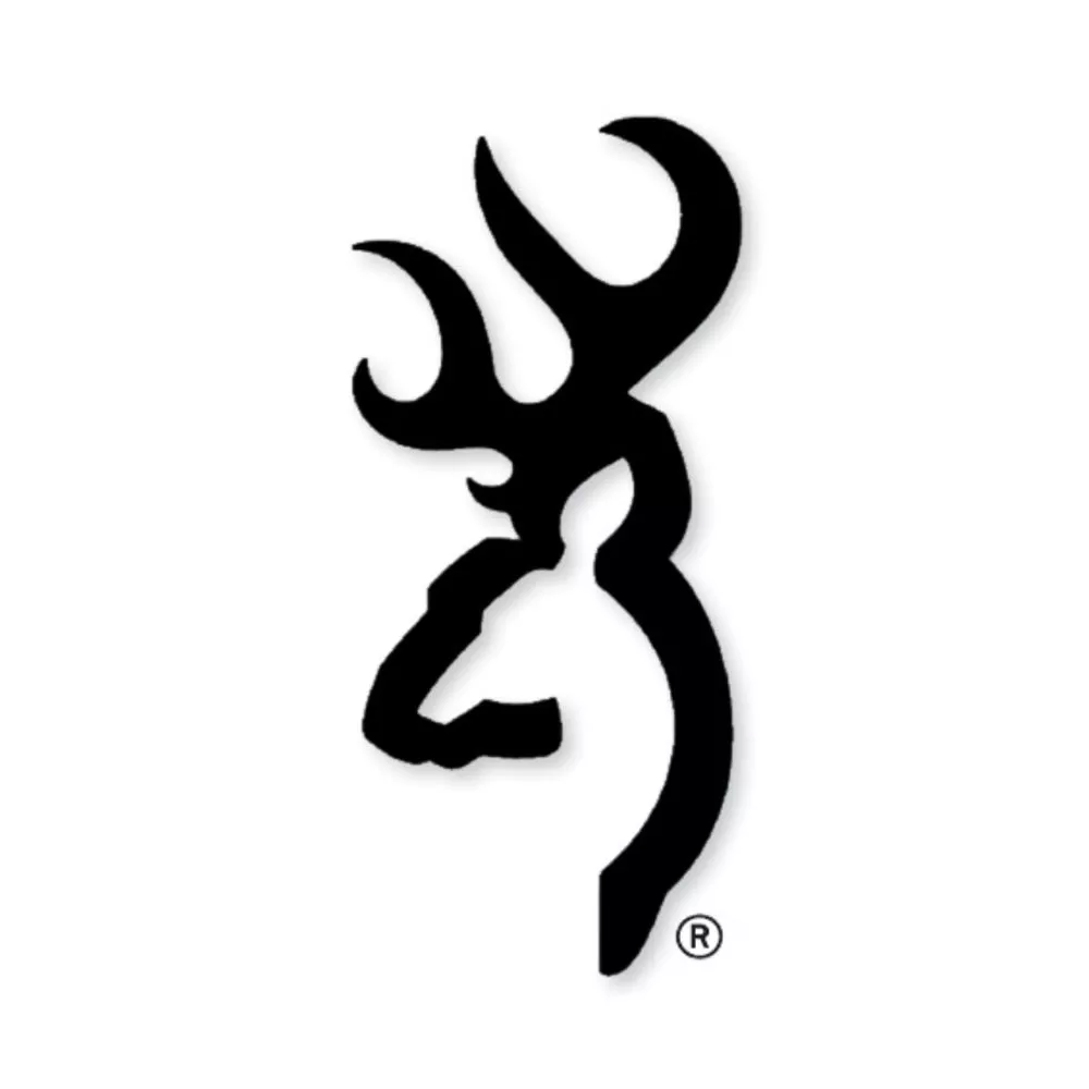 Browning Big Buckmark Decal - 3' Black