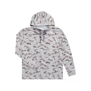Burlebo Men's Performance Hoodie Topo Desert Camo Medium