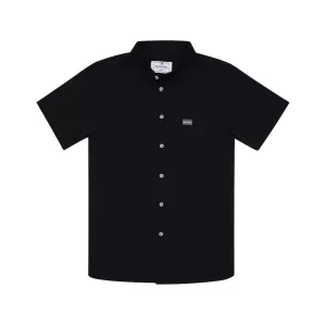 Burlebo Men's Performance Short Sleeve Shirt Black Medium