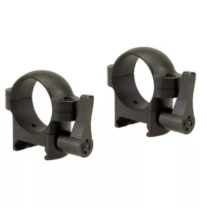 Burris Quick Release Weaver 1" Scope Rings Matte Black Low