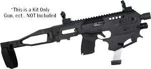 CAA Pistol to Carbine Micro Conversion Kit for Springfield Hellcat Black