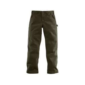 Carhartt Men's Twill Utility Work Pants Dark Coffee 34X30