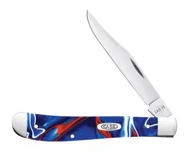Case Patriotic Slimline Trapper 3.25" Tru-Sharp SS Kirinite Handle - 11229