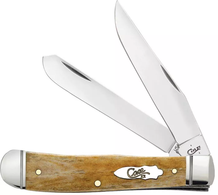 Case Smooth Antique Bone Trapper Pocket Knife (58182)