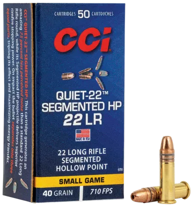 CCI Quiet-22 Segmented HP 22LR 40gr Segmented