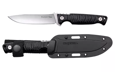 COLD STL RAZORTEK 4" BLK W/SHEATH