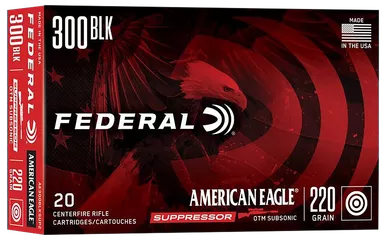 Federal American Eagle Suppressor 300Blackout 220gr Open