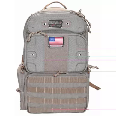 GPS Tactical | Range Bag | Tan | Soft | Tall | GPS-T1913BPT