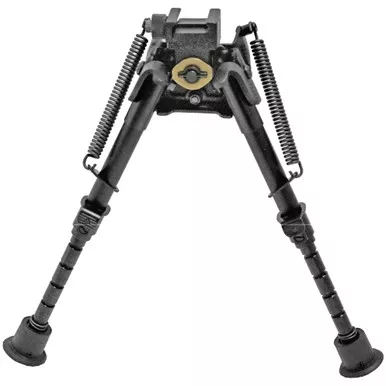 Harris Engineering Bipod | Rotating | Black | Leg Notch | 6"-9" | S-BRMP