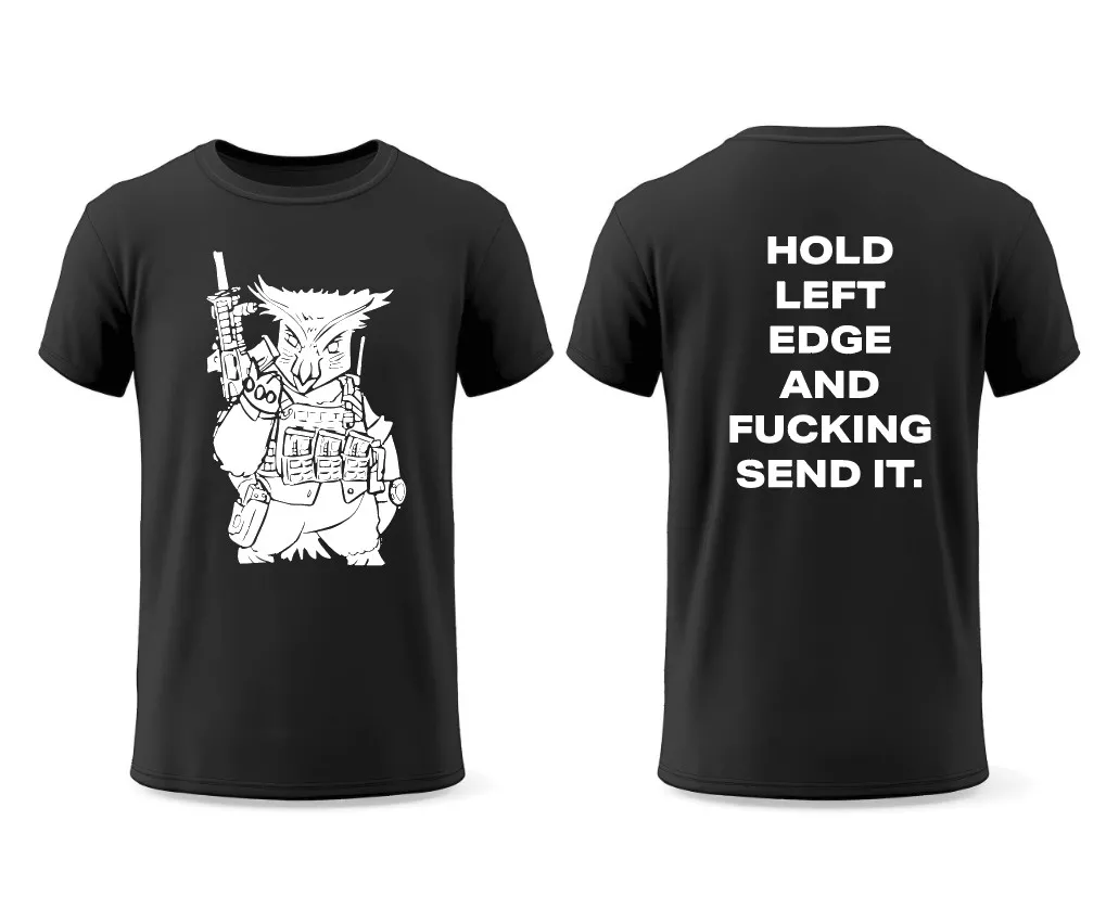 Hold Left Edge And Fucking Send It Tri-blend Tee