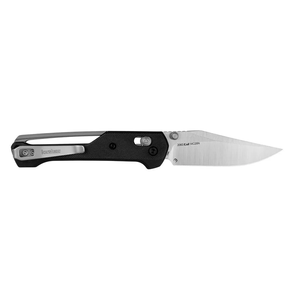 Kershaw Airspace Folding Knife 3" Clip Point Blade Black