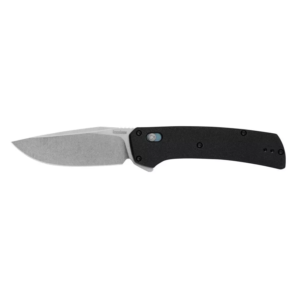 Kershaw Layup Folding Knife 3-2/5" Drop Point Blade Black