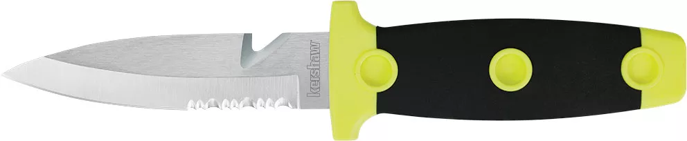 Kershaw Sea Hunter Fixed Blade Dive Knife w/ Combo Blade (1008)