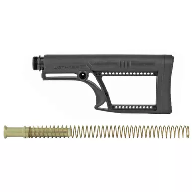 Luth-AR MBA-2 Stock With Buffer Assembly | A2 Extension Tube | Standard Buffer | .308 Buffer Spring | Fixed | Black | MBA-2K308