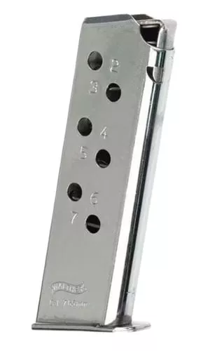 MAG PPK 32ACP 7RD NICKEL |