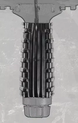 Manta Vertical Grip Sleeve 1" Inner-Diameter, Black (M1070)