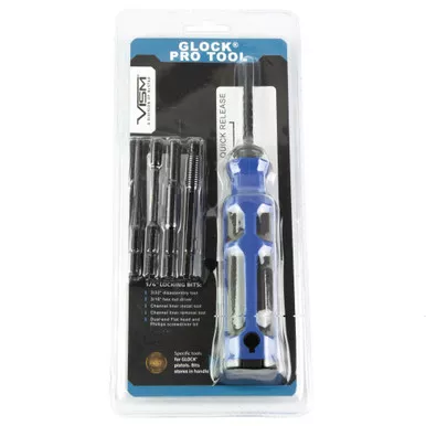 NcSTAR Vism Pro Tool | For Use with Glock Pistols | Blue | VTGLPRO
