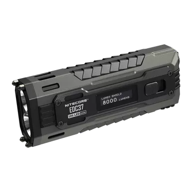 Nitecore EDC37 8000 Lumen USB-C Rechargeable Flat EDC Flashlight