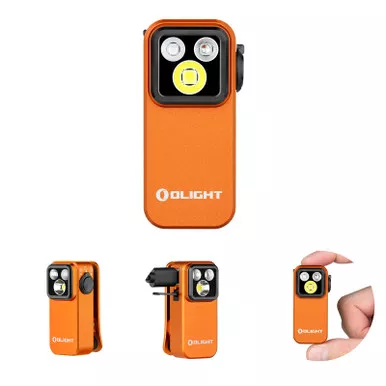 Olight Oclip Pro S Multifunctional EDC Clip Flashlight - Orange