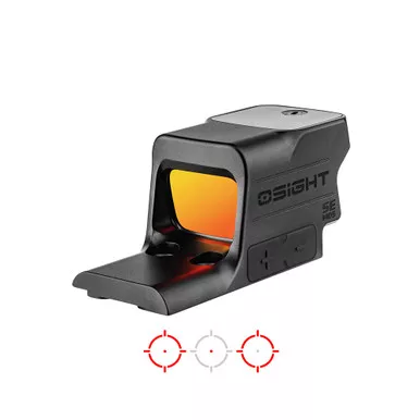 Osight SE MOS Direct Mount Enclosed Red Dot Sight Black - OSIGHTSEMOS