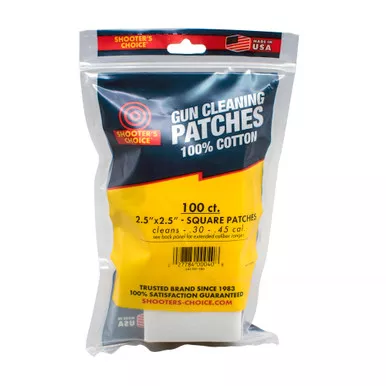 Otis Technology 2.5" Square Cleaning Patch | 100 Pack | FG-917-100