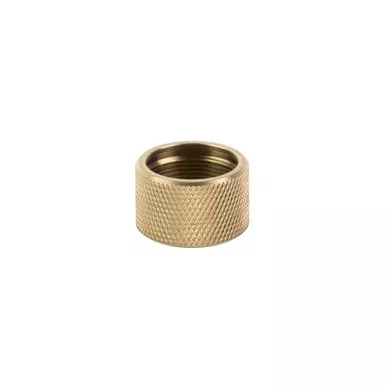 Otter Creek Labs OPS/AE/OC Thread Protector | For Use with Ops 12 | AEM and OCM Pattern Muzzle Devices | Raw Heat Treat Finish | Gold | OCL-304