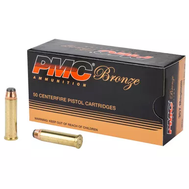 PMC Bronze 357MAG 158 Grain Jacketed Soft Point - 50 Round Box