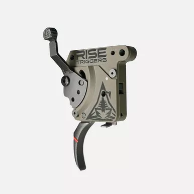 Rise Armament Reliant Pro Rem 700 Trigger - Curved Trigger, Includes Bolt Release, Flat Dark Earth/Black