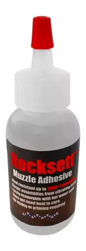 Rocksett 15017 High-Temp Threadlocker Adhesive - 2 oz - For Muzzle Devices & Suppressors