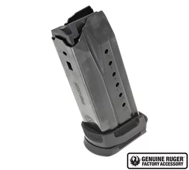 Ruger Security-9 Compact 15 Round 9MM Magazine - Includes Sleeve Extension, Black
