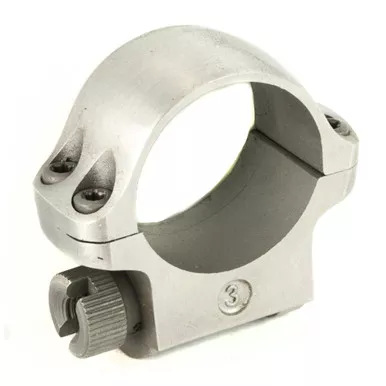 Ruger Standard | Ring | 1" | Low | Stainless Finish | 3K | Sold Individually | 90281